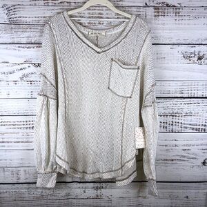 NWT Free People Fresh & New Hacci Sweater